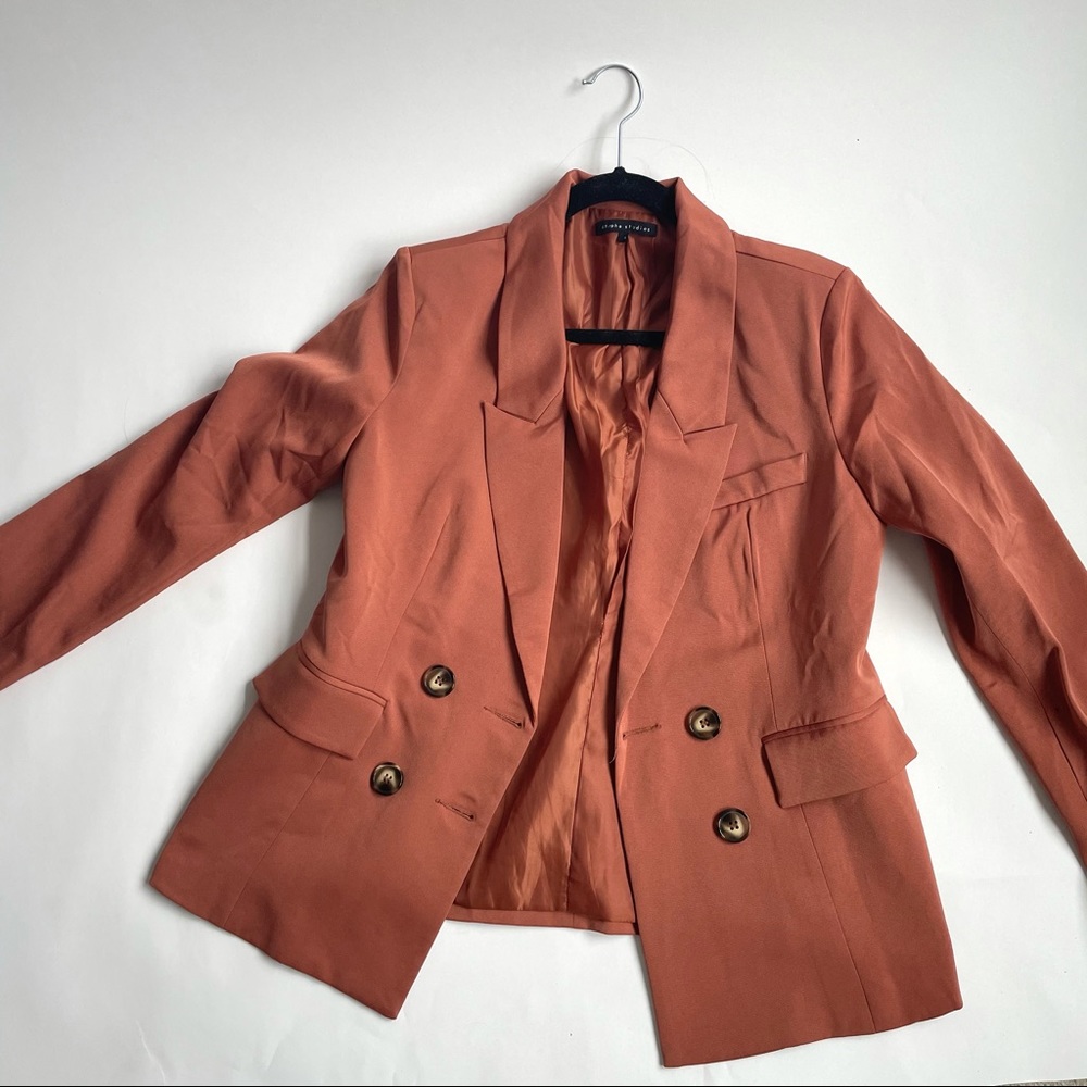 terra cotta/ rust blazer